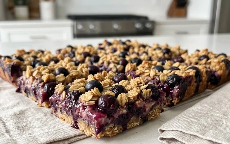 Blueberry Oatmeal Bars