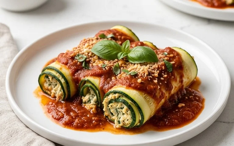 Vegan Zucchini Rollatini