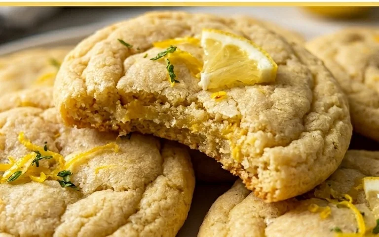 Soft & Chewy Lemon Cookies
