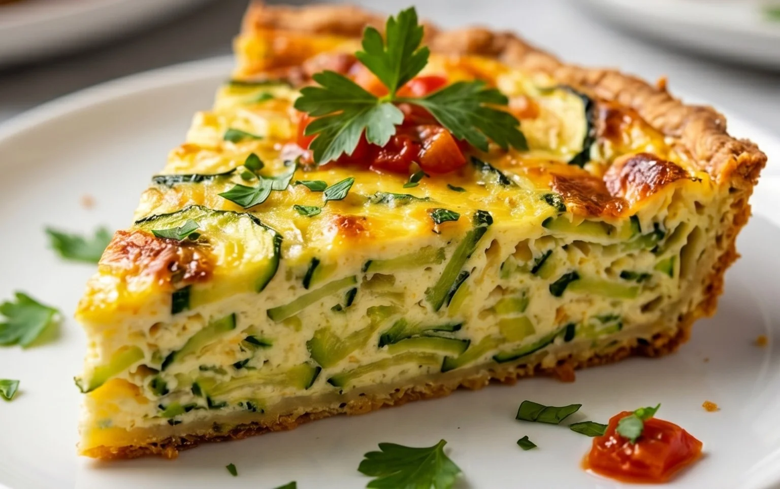 Crustless Zucchini Quiche Recipe