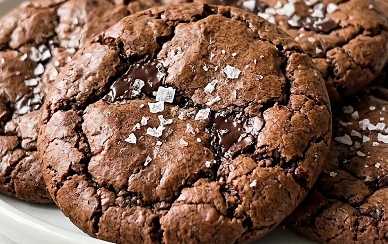 Salted Brownie Cookies