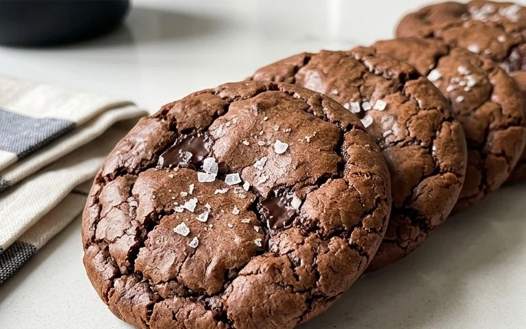 Salted Brownie Cookies