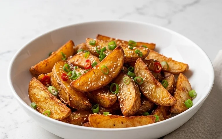 Crispy Honey Chilli Potatoes