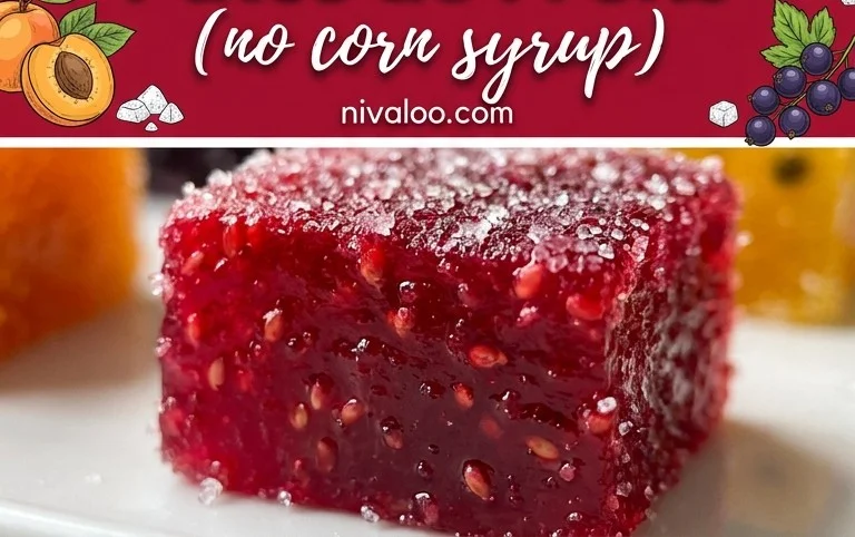 Homemade Pâtes de Fruits (no corn syrup)
