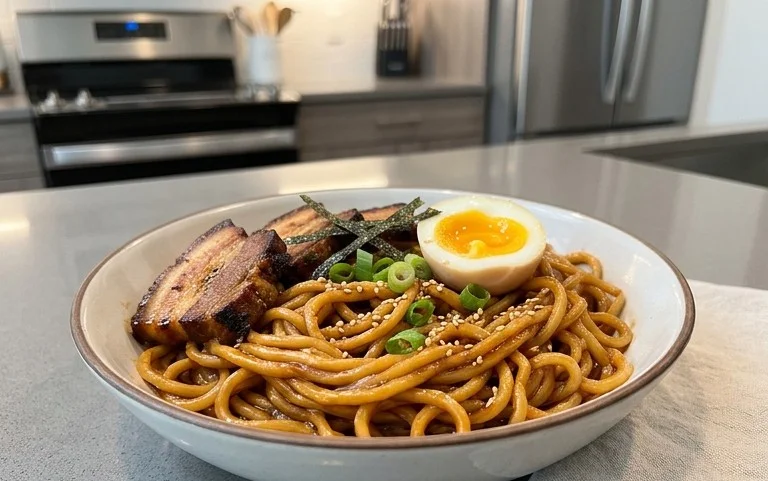 Easy Saucy Ramen Noodles