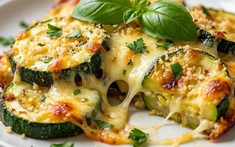 Baked Zucchini and Cheese