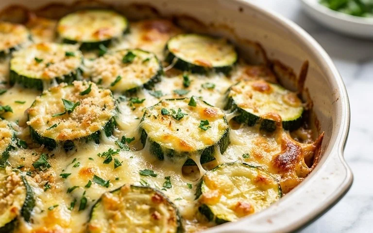 Baked Zucchini and Cheese
