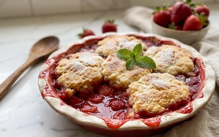 Strawberry Cobbler