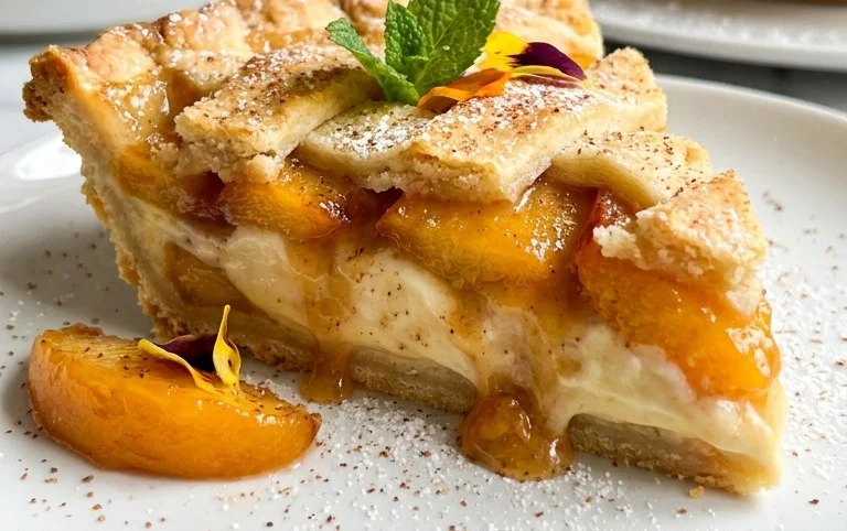 Peaches and Cream Pie