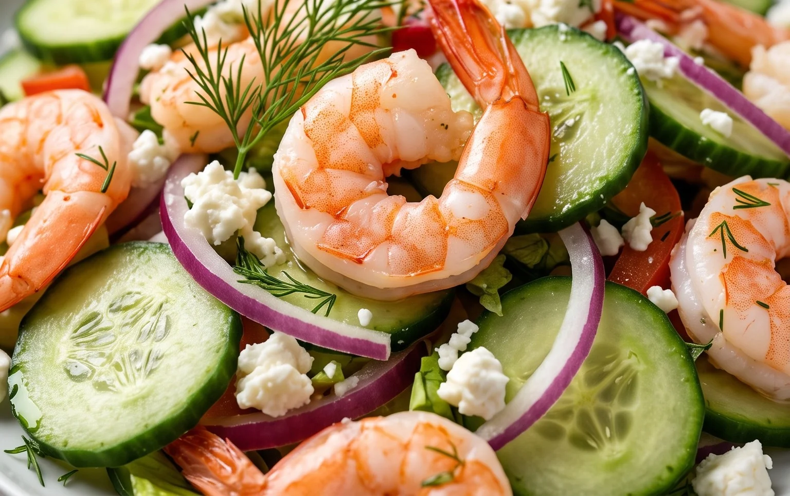 Cucumber Shrimp Salad