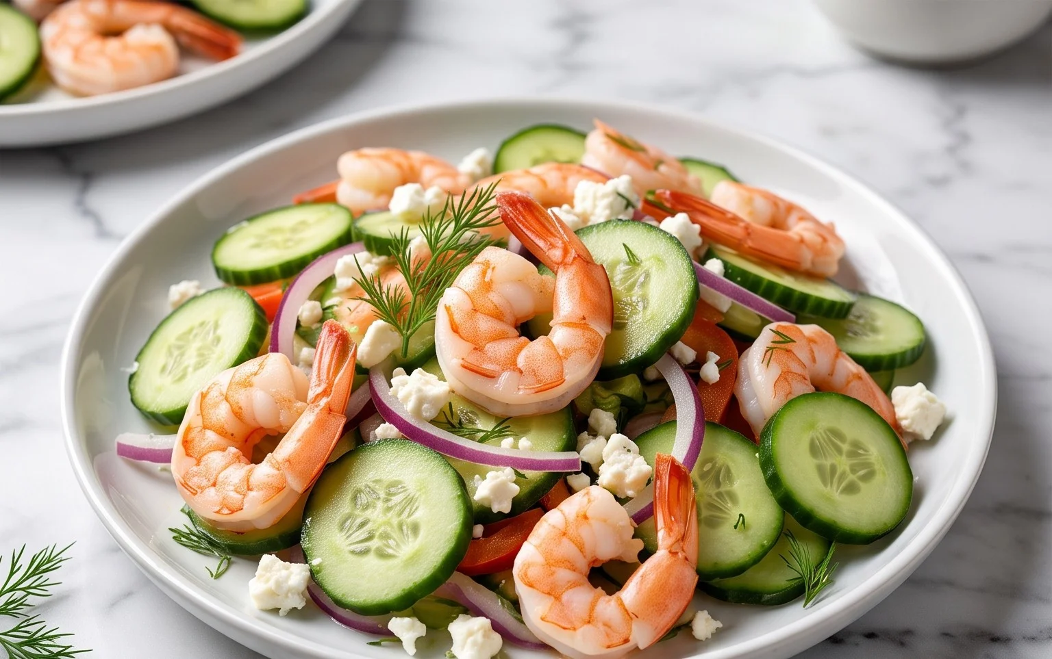 Cucumber Shrimp Salad