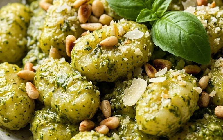 Creamy Pesto Gnocchi