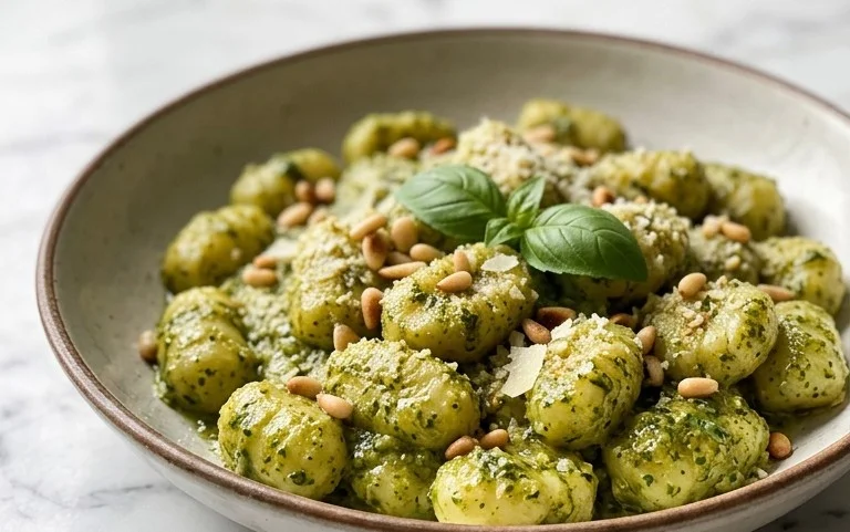 Creamy Pesto Gnocchi