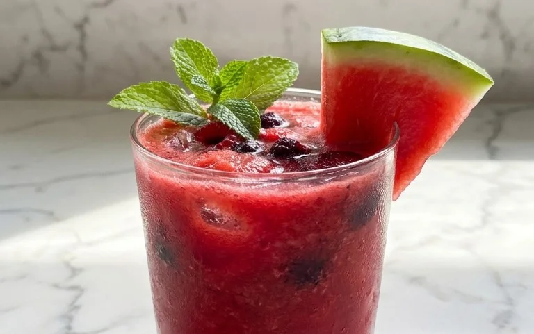 Watermelon Cherry Berry Beet Juice