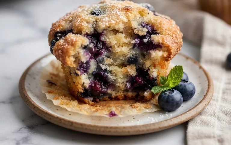 Homemade Blueberry Muffins