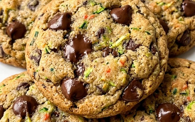 Zucchini Chocolate Chip Cookies