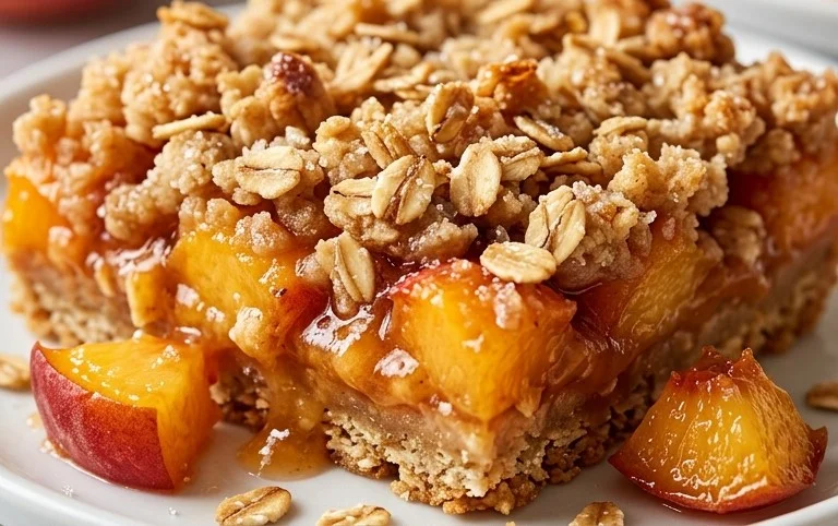 Fresh Peach Crum extractb Bars
