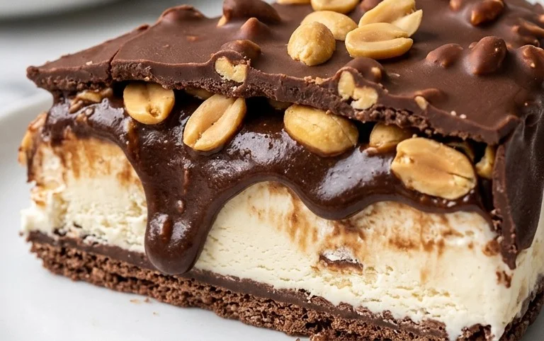 Buster Bar Ice Cream Cake