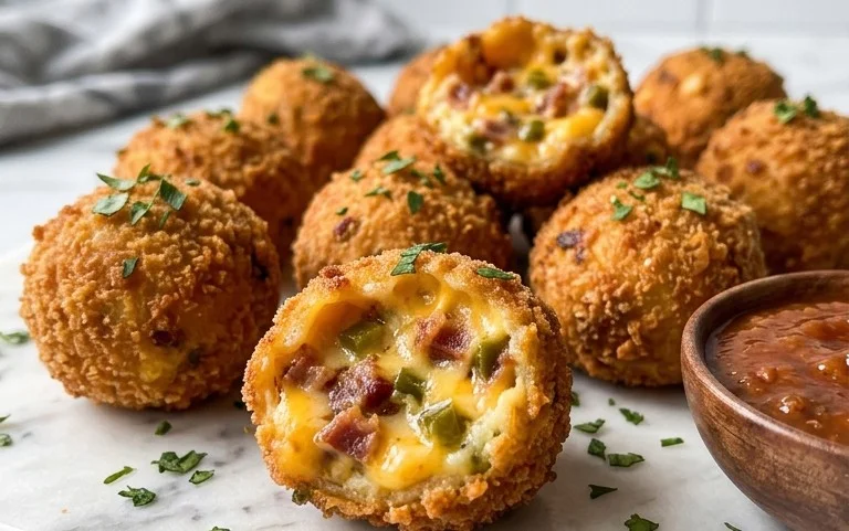 Beef Bacon Jalapeño Popper Cheese Balls