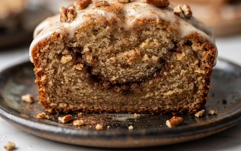 Cinnamon Roll Banana Bread