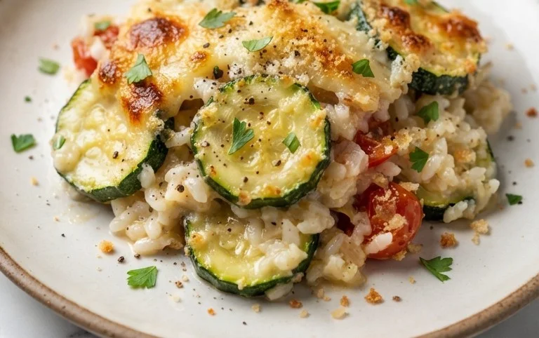 Julia Child's Zucchini and Rice Gratin (Tian de Courgettes au Riz)