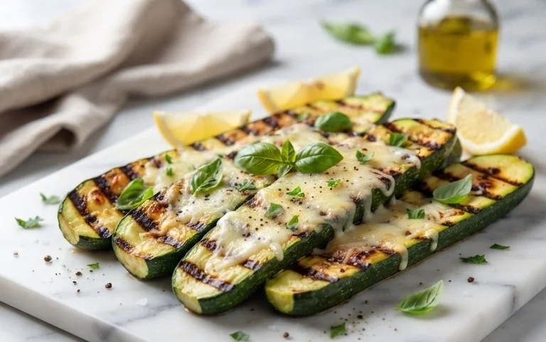 Grilled Zucchini with Parmesan