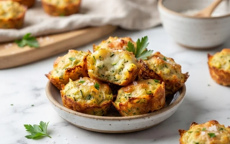 Zucchini Garlic Bites
