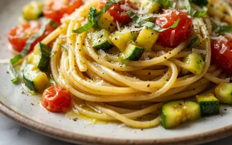 Simple Fresh Zucchini Pasta Sauce