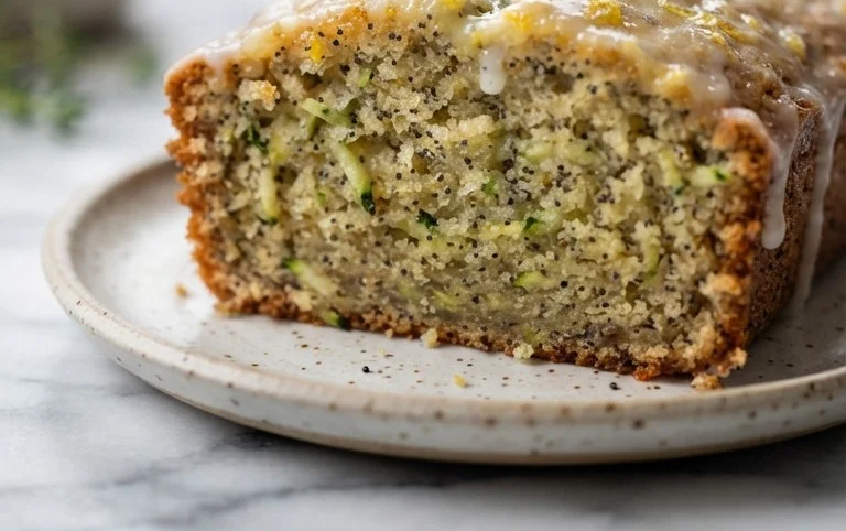 Easy Lemon Poppy Seed Zucchini Bread