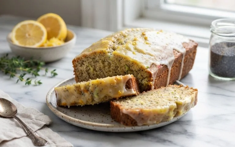 Easy Lemon Poppy Seed Zucchini Bread