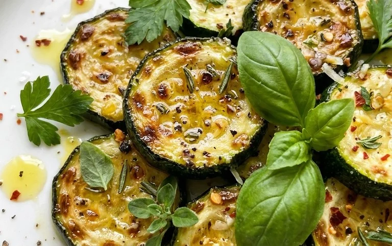Simple Herb-Infused Roasted Zucchini Recipe