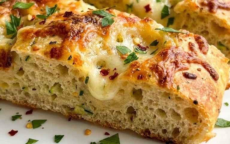Cheesy Zucchini Breadsticks